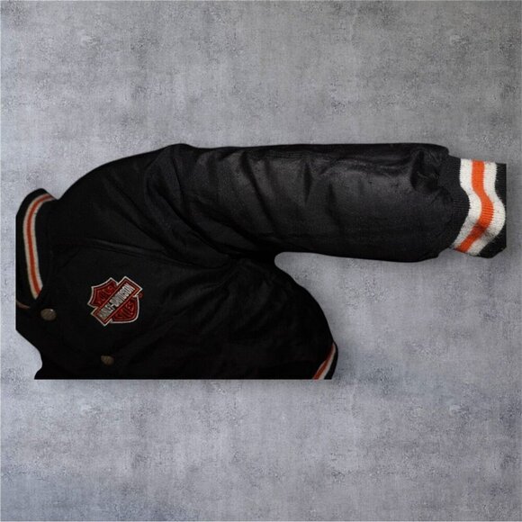 Harley-Davidson Toddler Bomber Jacket – Size 3T – Black with Embroidery - Picture 13 of 16